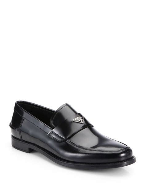 prada men's slip shoe|prada men's loafer.